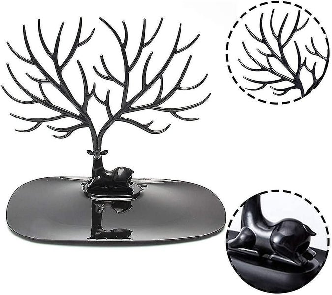 Lie Earring Bracelet Necklace Holder, Jewelry Organizer Stand, Jewellery Display Carousel 2