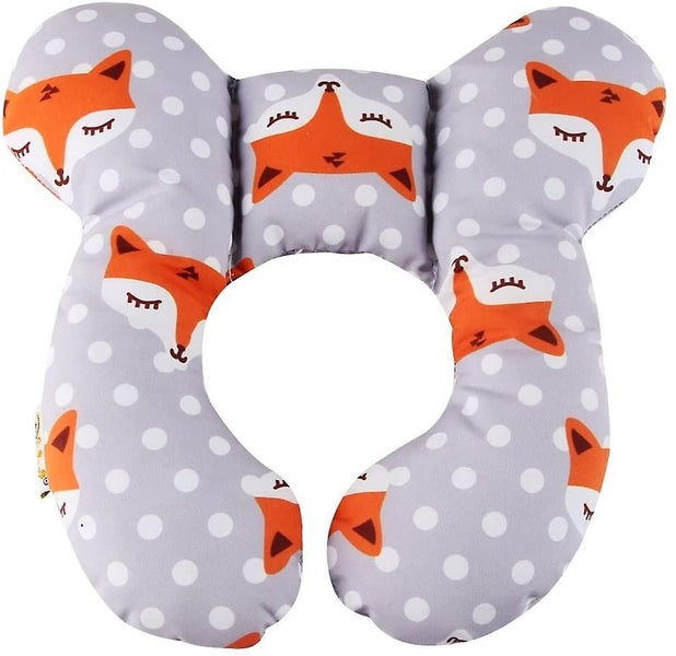 Baby Neck Support Pillow, Car Travel Pillow Baby Seat Head Support Carousel 4