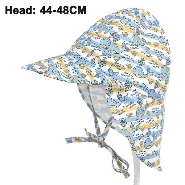 Baby And Toddler Brim Sun Protection Hat Sun Protection For Head, Neck, Eyes O Carousel 1