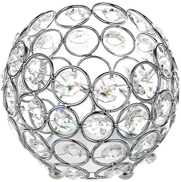 10cm Crystal Bowl Votive Candleholder Sparkly Tea Light Candle Holders62934714928514112