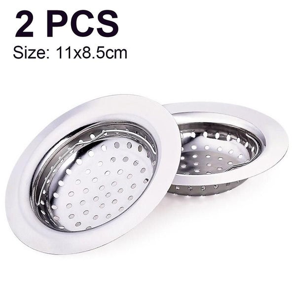 2 Pack Kitchen Sink Strainer Filter Food Catcher Floor Drain Sewer Lifting Cage Carousel 2
