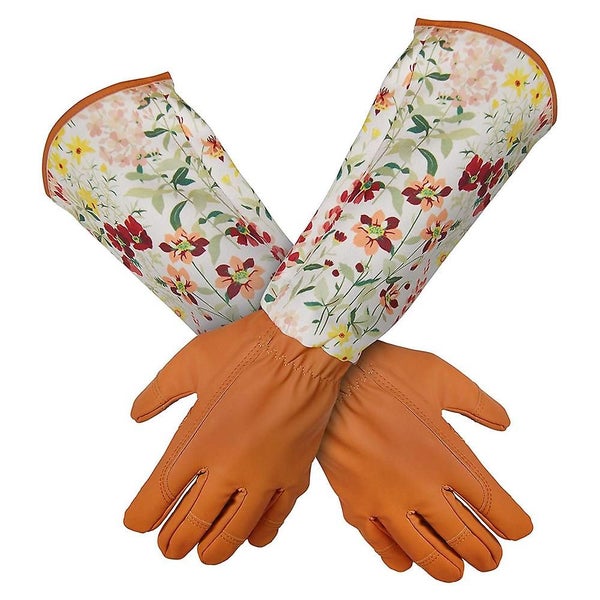 A Pair Rubber Gardening Gloves For Pond Gutter Drain Cleaning-long Arm Carousel 1