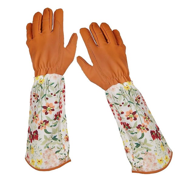 A Pair Rubber Gardening Gloves For Pond Gutter Drain Cleaning-long Arm Carousel 2