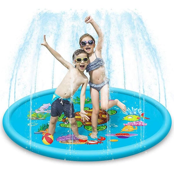 Water Sprinkler Pad For Kids, Colourful Splash Mat, Ideal For Garden Carousel 1