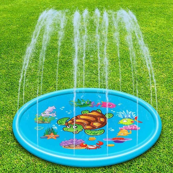 Water Sprinkler Pad For Kids, Colourful Splash Mat, Ideal For Garden Carousel 2