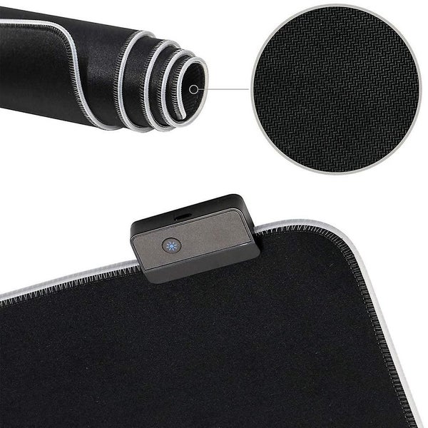 Rgb Gaming Mouse Pad, 8 Lighting Modes, Non-slip Rubber Base Carousel 5