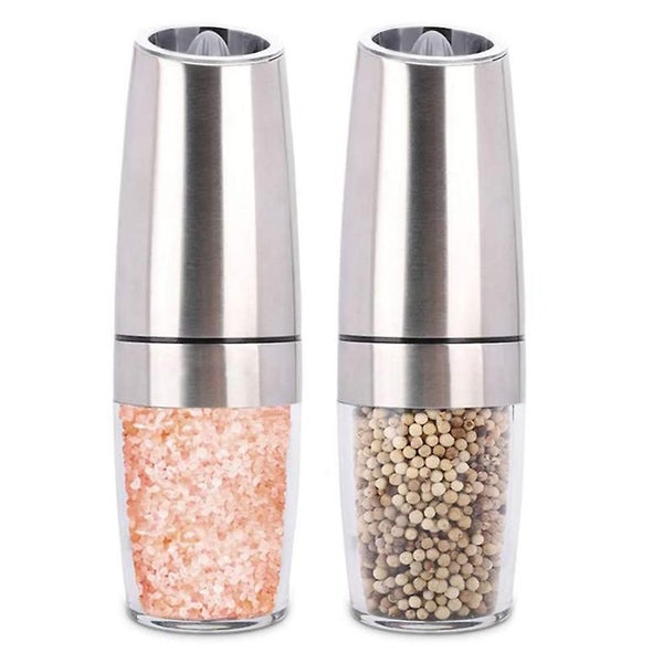 Electric Gravity Pepper Grinder Or Salt Mill With Adjustable Coarseness Automati Carousel 1