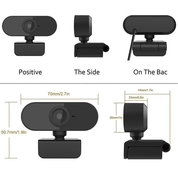 Webcam 1080p Hd Stream Video Streaming, Conferencing Digitale Camera Carousel 5