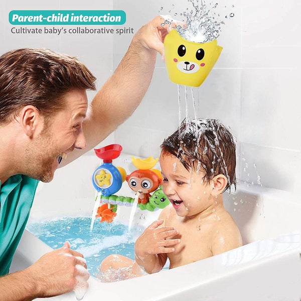 Bath Toys For Toddlers Kids Babies 1-3 Year Old Boys Girls Bathtub Toy Carousel 2
