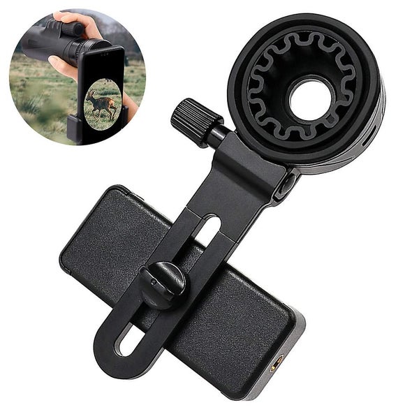 Telescope Phone Adapter, Universal Phone Mount Compatible Binoculars Carousel 2