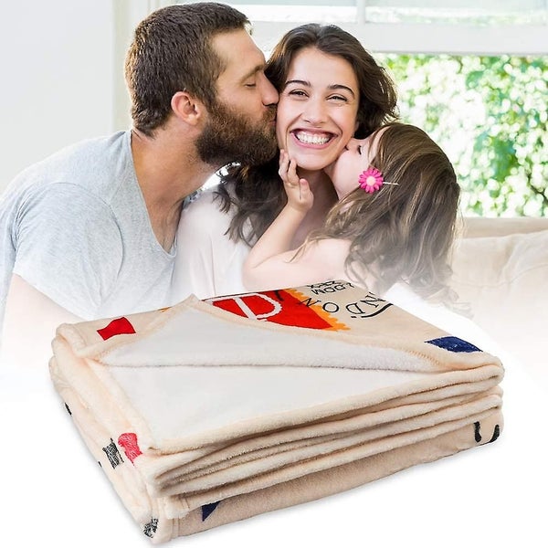 Letters Blanket, Personalized Love Letter Flannel Blanket To My Son Carousel 2