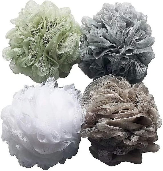 Bath Shower Sponge Loofahs (60g/pcs) Mesh Pouf Shower Ball, Mesh Bath And Shower Carousel 1