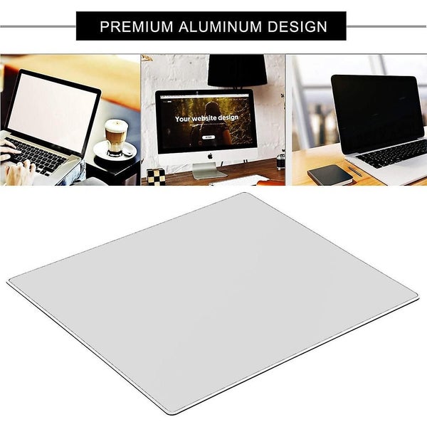 Metal Aluminum Mouse Pad Hard Ultra Thin Double Side Design Mouse Mat Carousel 5