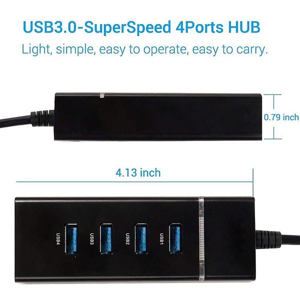 Usb Hub 4 Port Usb 3.0 C Hub,made Of Healthy And Environmentally Carousel 2