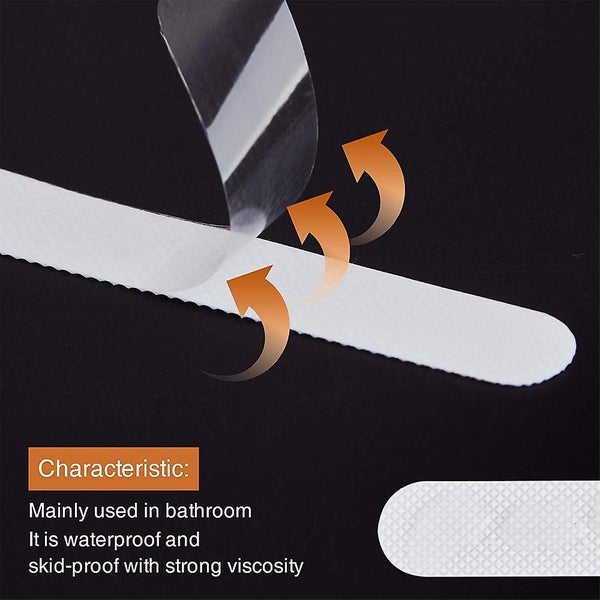 Anti Slip Shower Stickers 12/24 Pcs Safety Bathtub Strips Adhesive Carousel 4