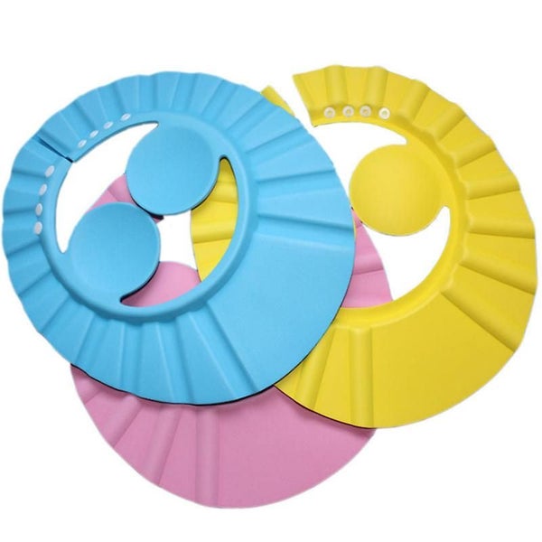 3 Pieces Baby Shower Cap Silicone Swim Hat Adjustable Baby Swim Cap Carousel 1