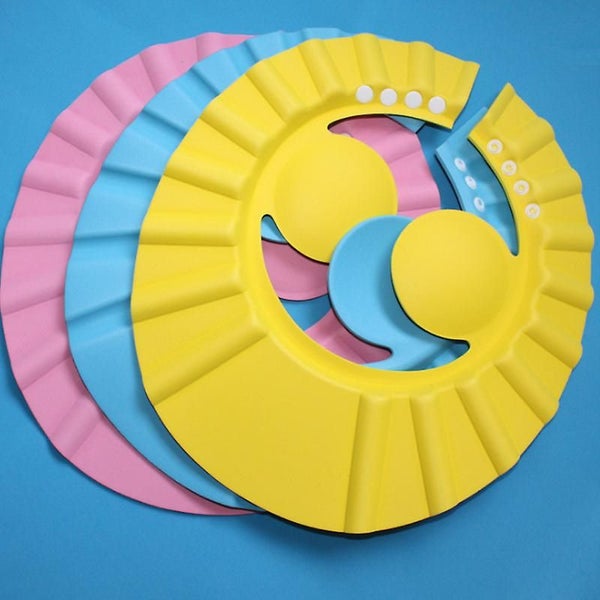 3 Pieces Baby Shower Cap Silicone Swim Hat Adjustable Baby Swim Cap Carousel 2