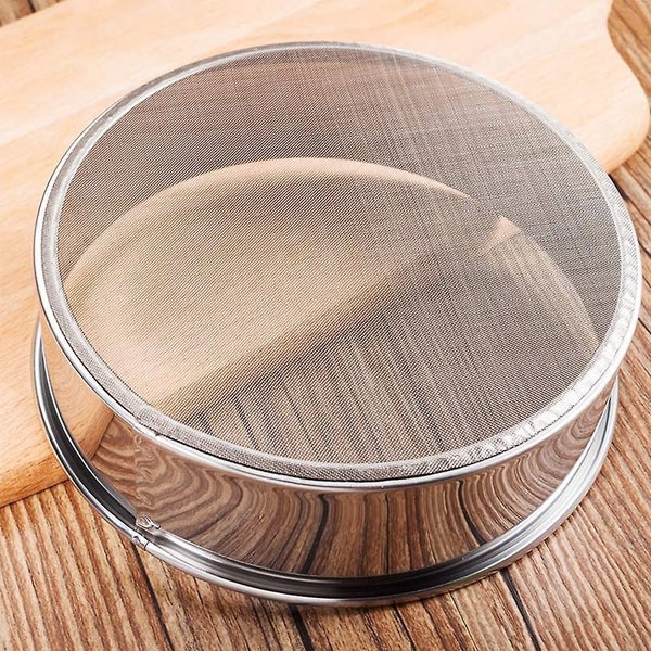 Stainless Steel Flour Sieve Fine Mesh Flour Sieve For Baking Flour Carousel 5