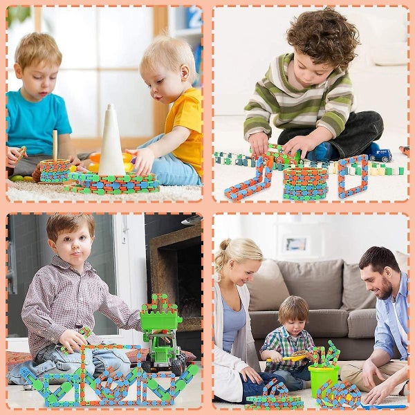 6 Pieces Wacky Tracks Fidget Toys,sensory Fidget Snake Twist Toy Carousel 5
