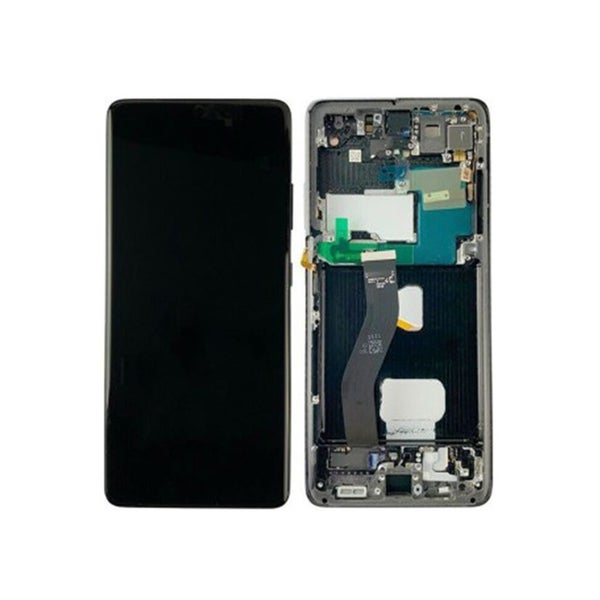 Original Samsung S21 Ultra LCD Touch Digitizer Screen Black with Frame Carousel 1