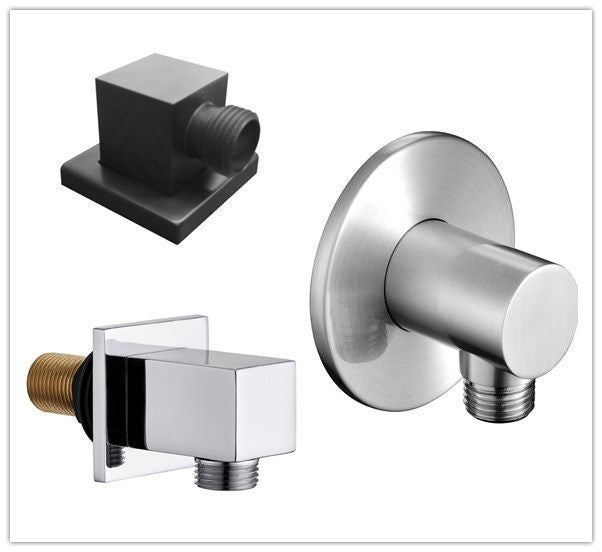 Shower Wall Elbow Chrome or Black Carousel 1