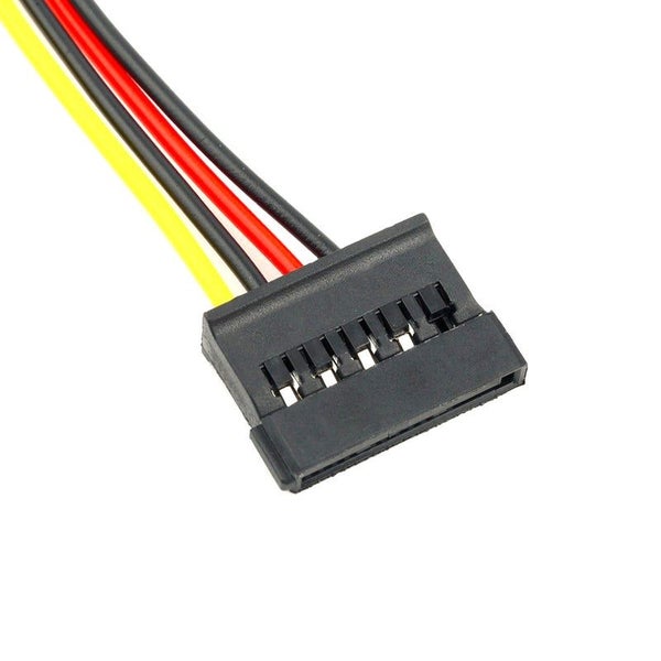 4 Pin Ide Molex To 2 Of 15 Serial Ata Sata Hdd Power Adapter Cable Dual Hard Dri Carousel 3