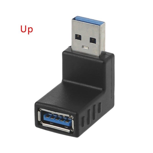 90 Degree Angle Usb 3.0 Male To Female Connector Adapter For Laptop Pc Black USB Carousel 5