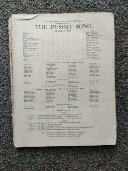 Play - Desert Song - Laurence Schwab Carousel 1