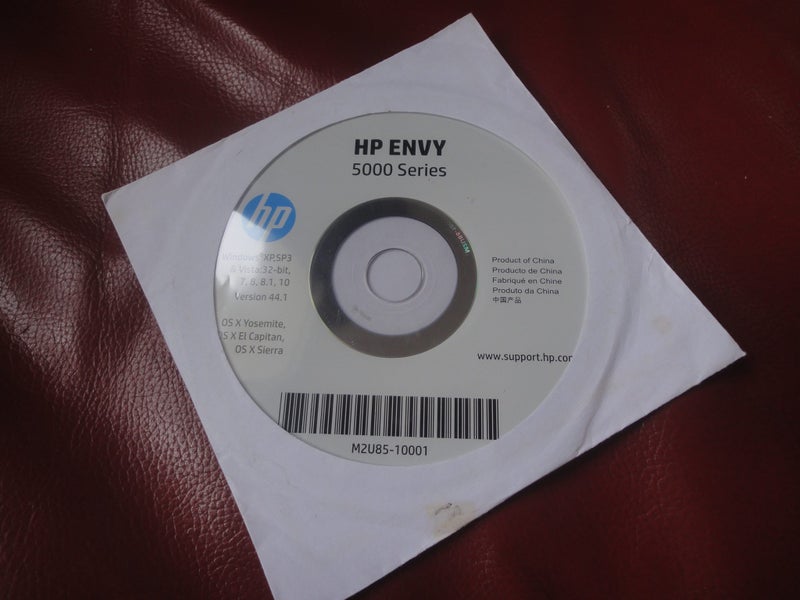 HP Envy 5000 Series Driver CD Carousel 1