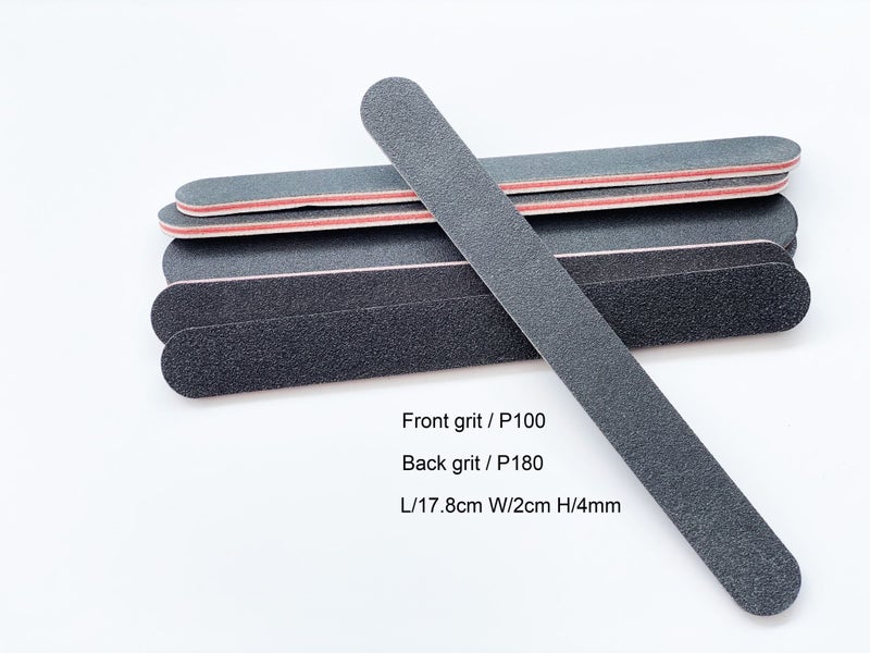 Leather Burnishing Stick Double Sided Sanding Sticks Black Grit P100/180 Carousel 1