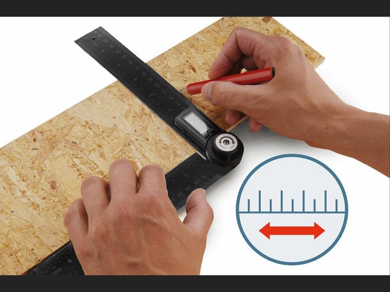 EXTOL Digital Angle Ruler Carousel 4