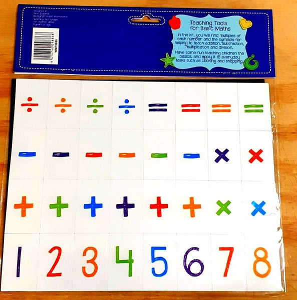 Numbers & Basic Maths Symbols - Magnetic Resource Carousel 5