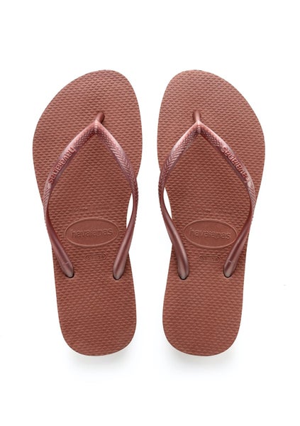 HAVAIANAS SLIM NUDE BRONZE (37/38 BR) Carousel 1