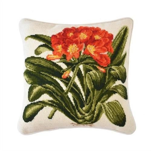 Elizabeth Bradley Tapestry Kit - Clivia (Winter White background) Carousel 1