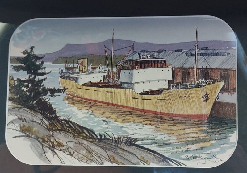 Seriality Docked Boat Print [19184] Carousel 2