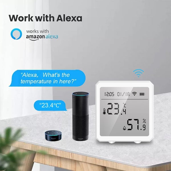Indoor Hygrometer Thermometer WIFI Temperature And Humidity Sensor Carousel 2