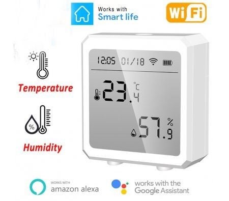 Indoor Hygrometer Thermometer WIFI Temperature And Humidity Sensor Carousel 1