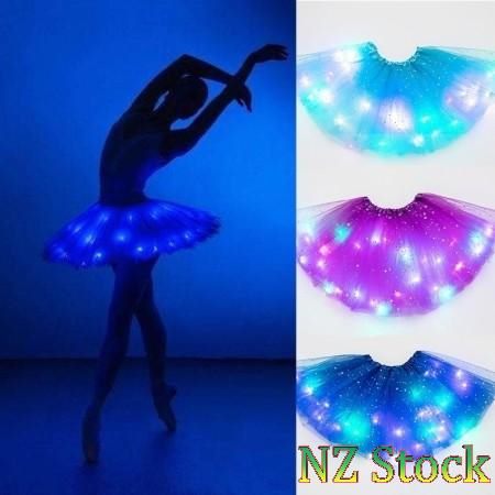 Womens Tutu Skirt LED Dancing Skirt Ballet Skirt Carousel 1