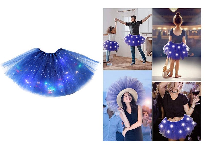 Womens Tutu Skirt LED Dancing Skirt Ballet Skirt Carousel 7