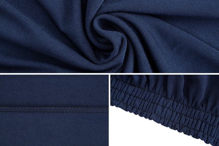 Ovela Pack of 8 Set Dining Chair Cover (Navy) Carousel 6