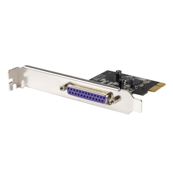 StarTech 1 Port PCI Express PCIE Dual Profile Parallel Adapter Connector Card Carousel 1