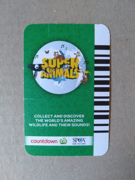 Countdown Super Animals Card - Madagascan Flying Fox Carousel 2