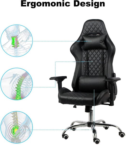 Elite 4D Armrest Gaming Chair Blue New62864738245379112