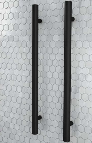 GUN METAL VERTICAL HEATED TOWEL RAIL Carousel 2