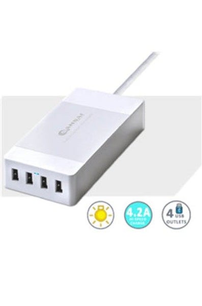 Sansai 4 Port USB Charging Station with Surge protection v2 2 Year NZ Warranty Carousel 1