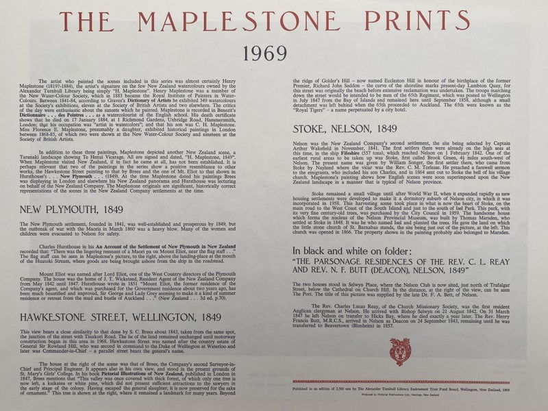 OLD PRINTS: Three Colonial Views 1849 by Henry Maplestone Carousel 2