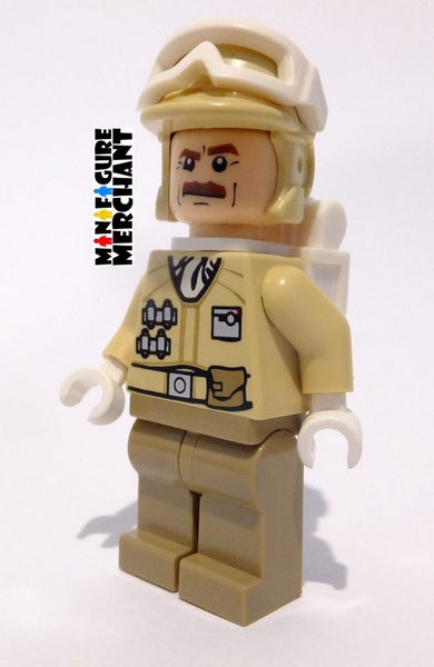 *STAR WARS* Hoth Rebel Trooper Tan Uniform and Moustache - GENUINE LEGO Carousel 1