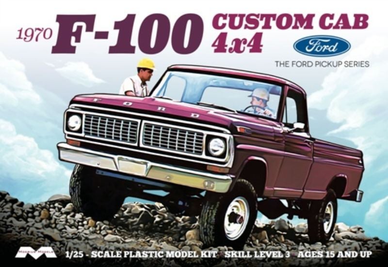 Plastic Kitset - 1/25 '70 Ford Custom Cab 4x4 Carousel 1