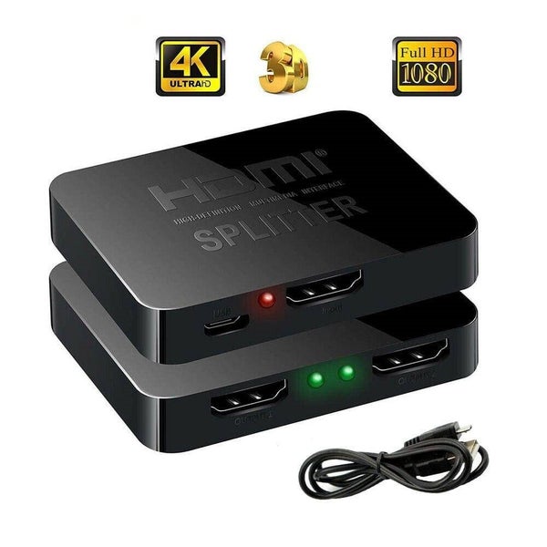 HDMI Splitter 1 in 2 Blue-Ray 4k 1080p Full HD 3D Carousel 1