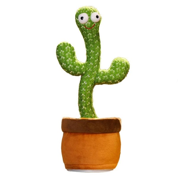 Dancing Cactus Toys Plush Singing Cactus Toy Home Decor Children Playing Toy Carousel 2